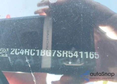 2025 Chrysler Pacifica Select z USA, uszkodzony, nr VIN 2C4RC1BG7SR541165